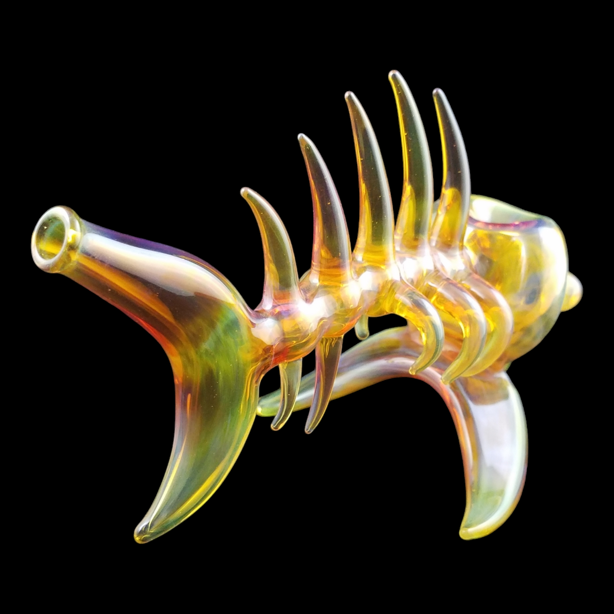 Ryan "Buck" Harris 2013 Skeleton Fish Glass Pipe - Image 7