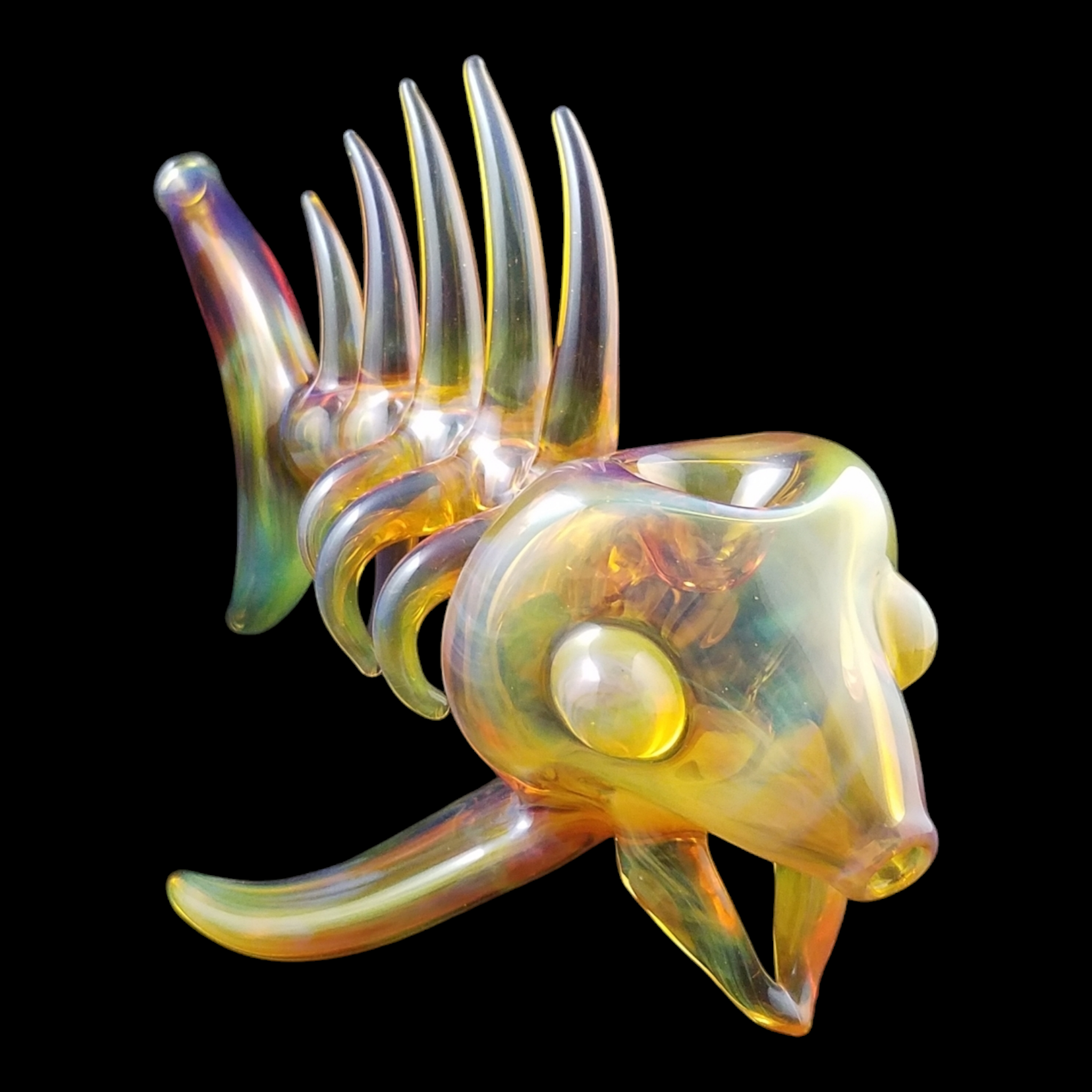 Ryan "Buck" Harris 2013 Skeleton Fish Glass Pipe - Image 10
