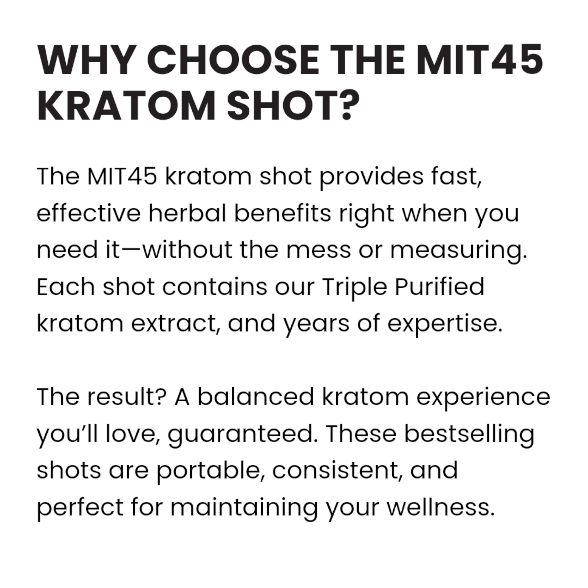 MIT45 Gold Liquid Kratom Extract Shot - Image 5