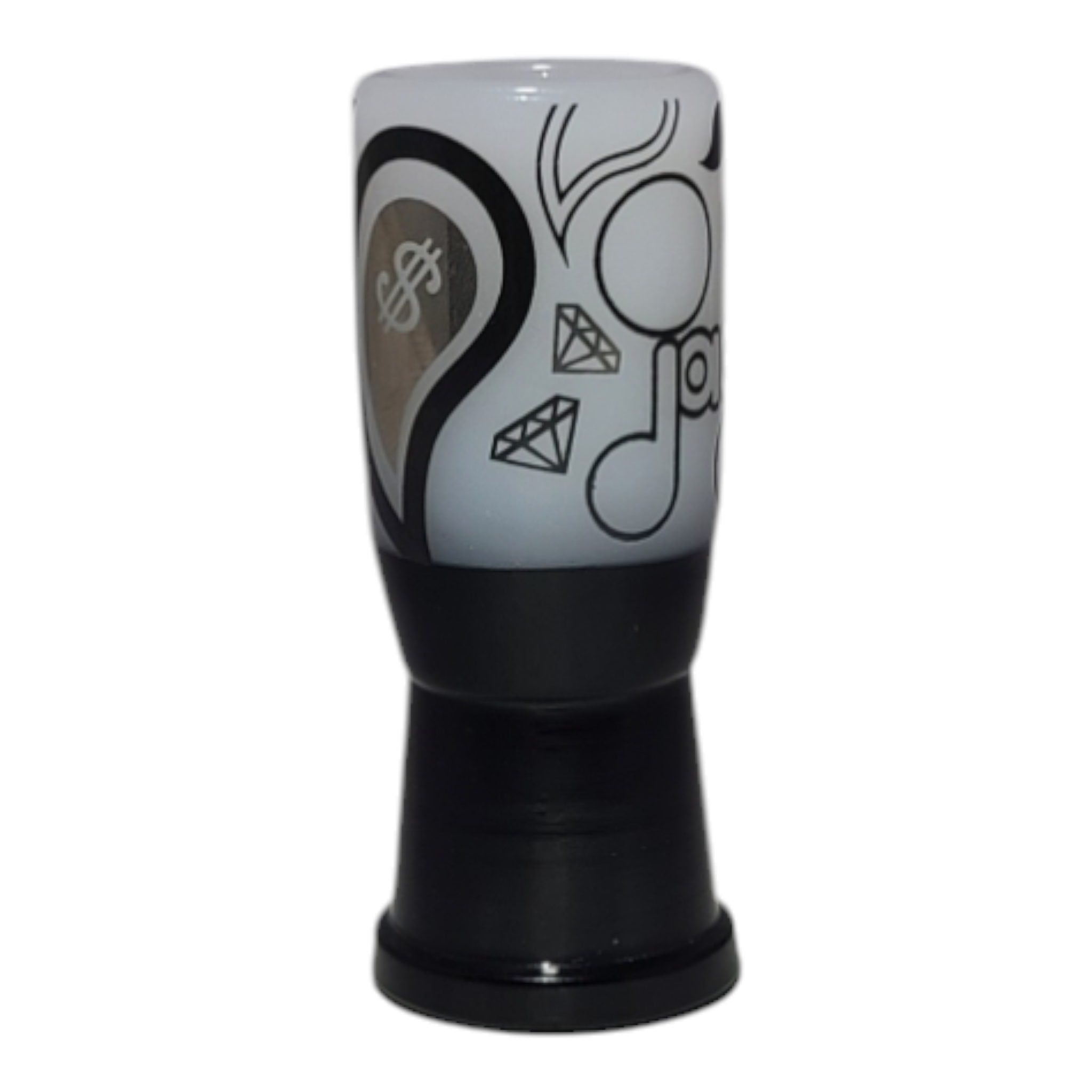 JAG Glass 2013 Black & White 18mm Female Oil Dome - Image 3