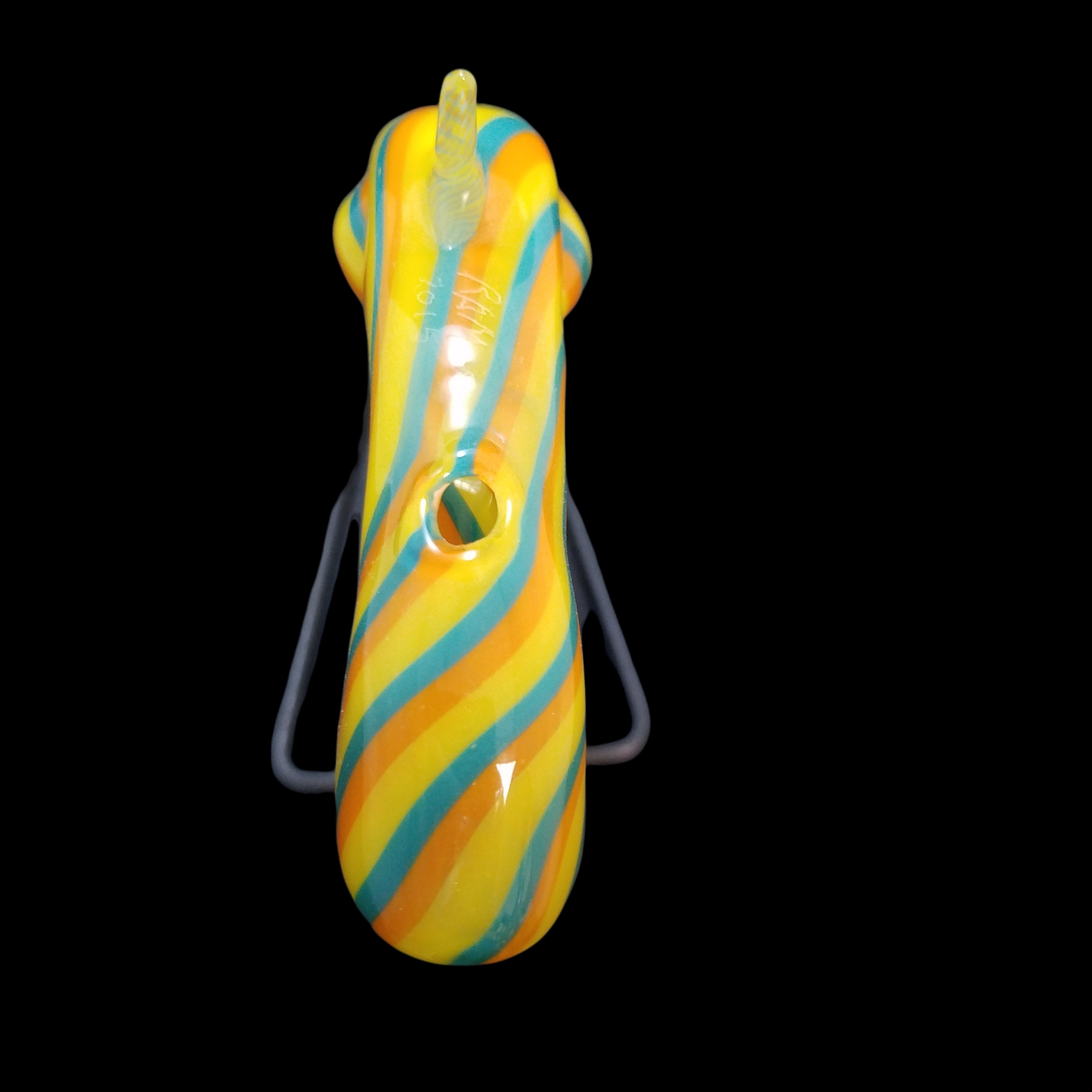 Robert Mickelson (RAM Glass) 2015 "Weapon of Peace" Revolver Pipe #18 - Image 5