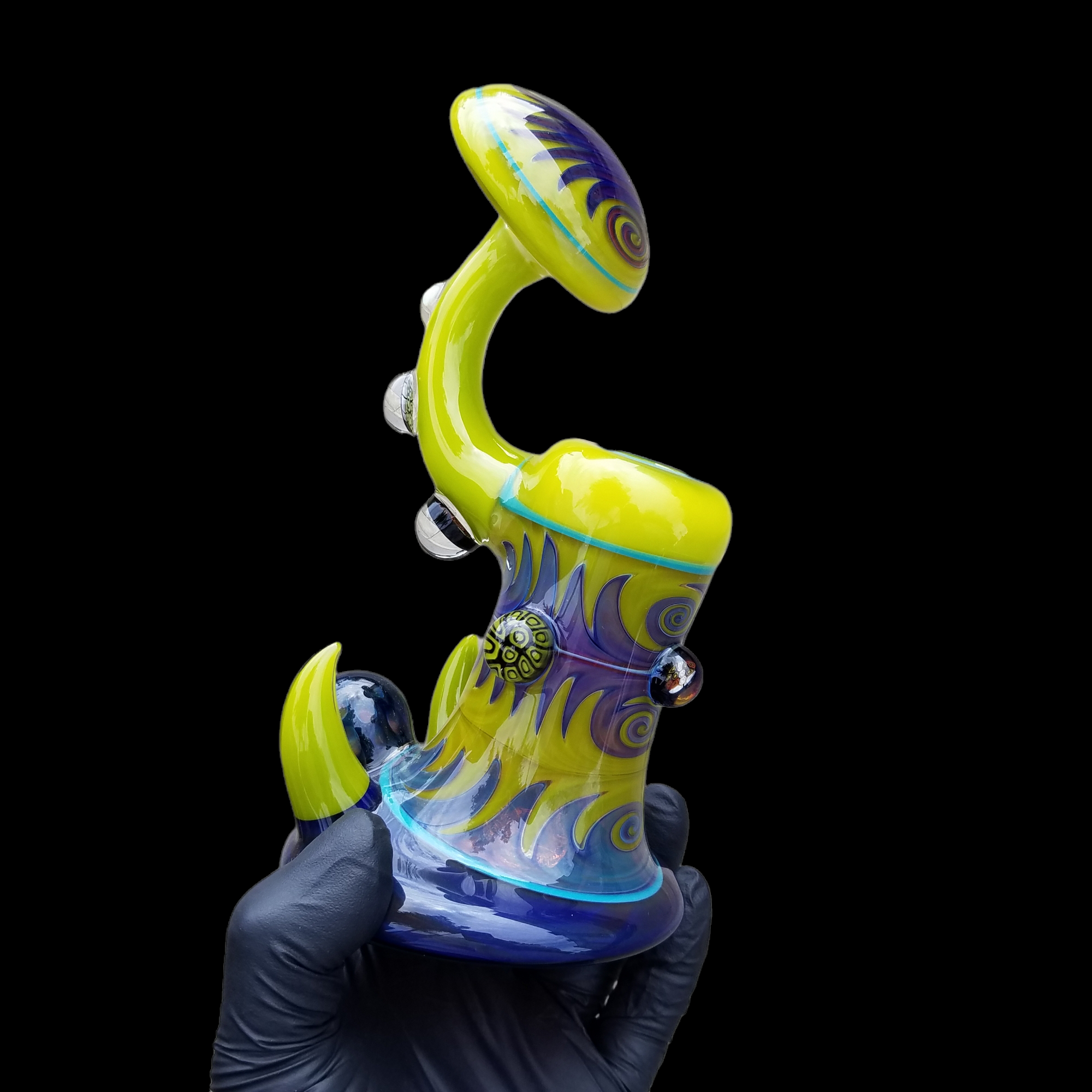 MNP Glass Connoisseur Classic Sherlock & Bubbler Rig Set - Image 4
