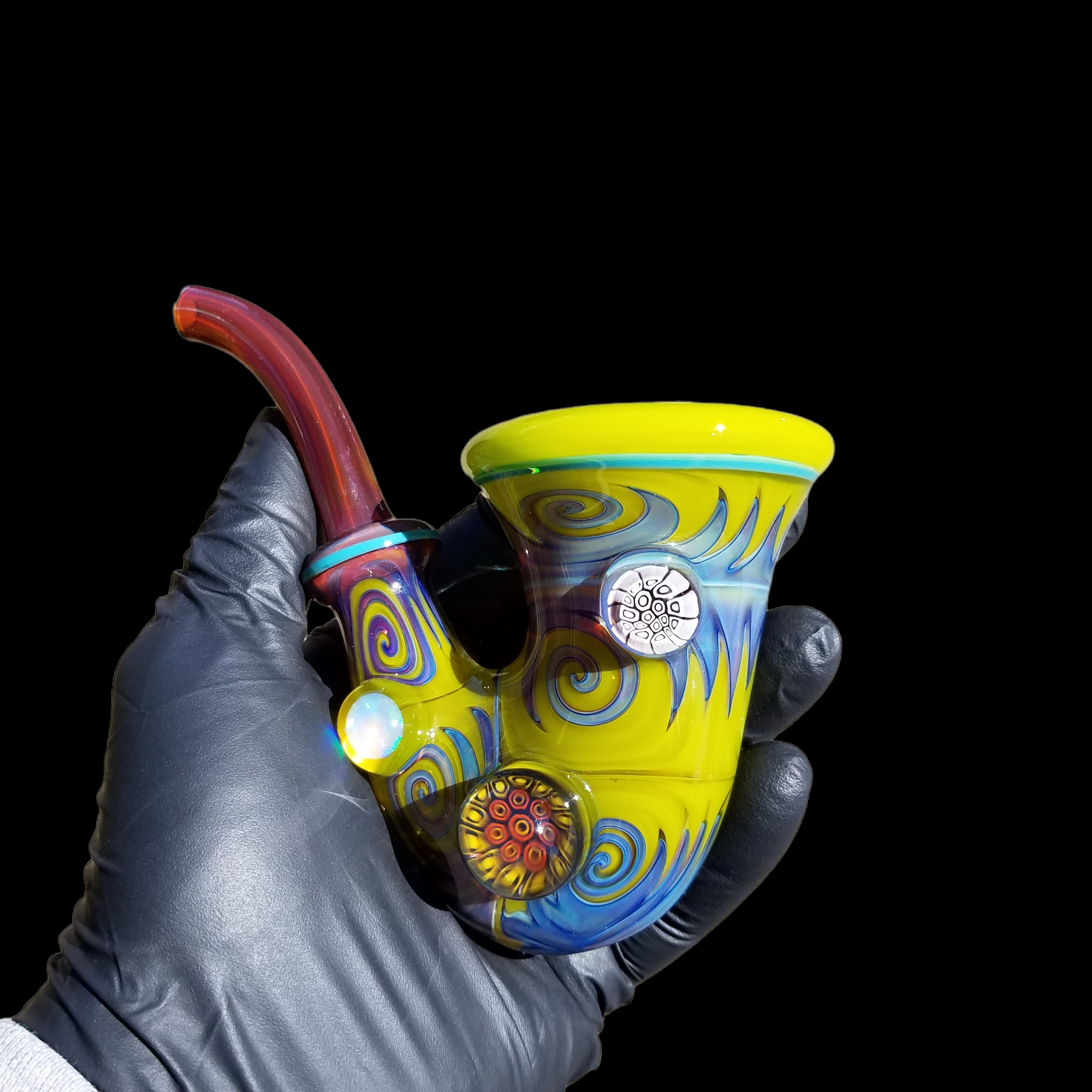 MNP Glass Connoisseur Classic Sherlock & Bubbler Rig Set - Image 7