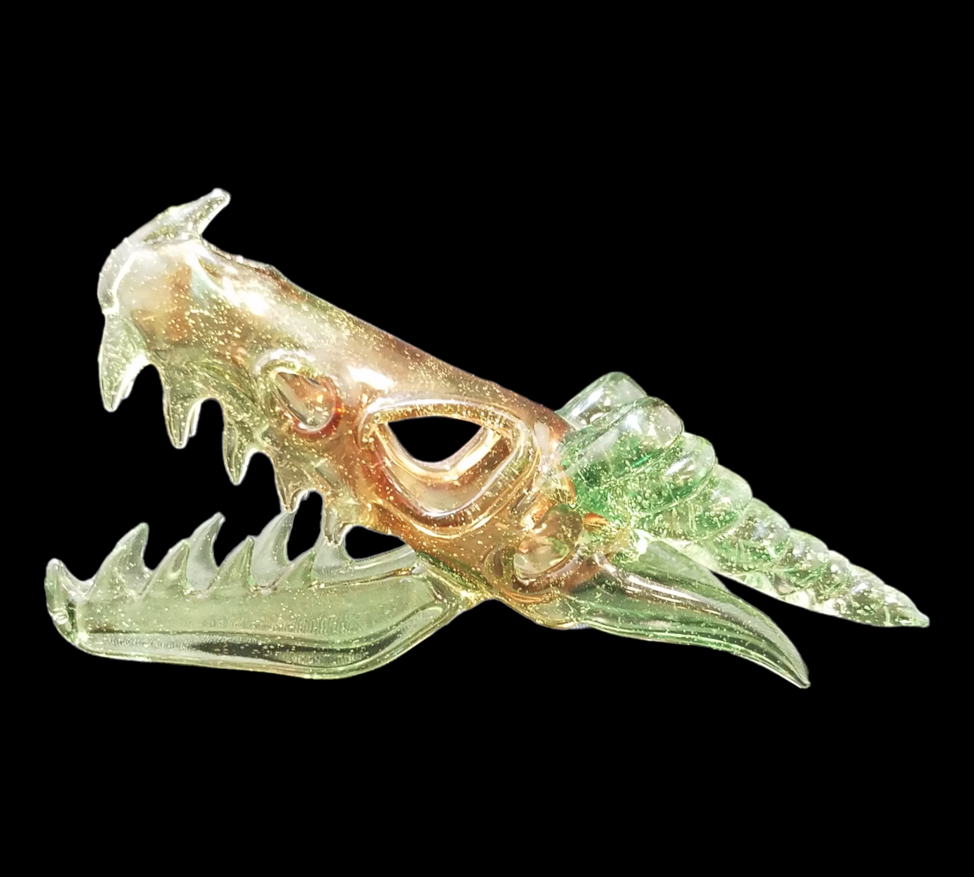 Coleman Anderson Custom CFL Color-Changing Dragon Skull Pendant - Image 4
