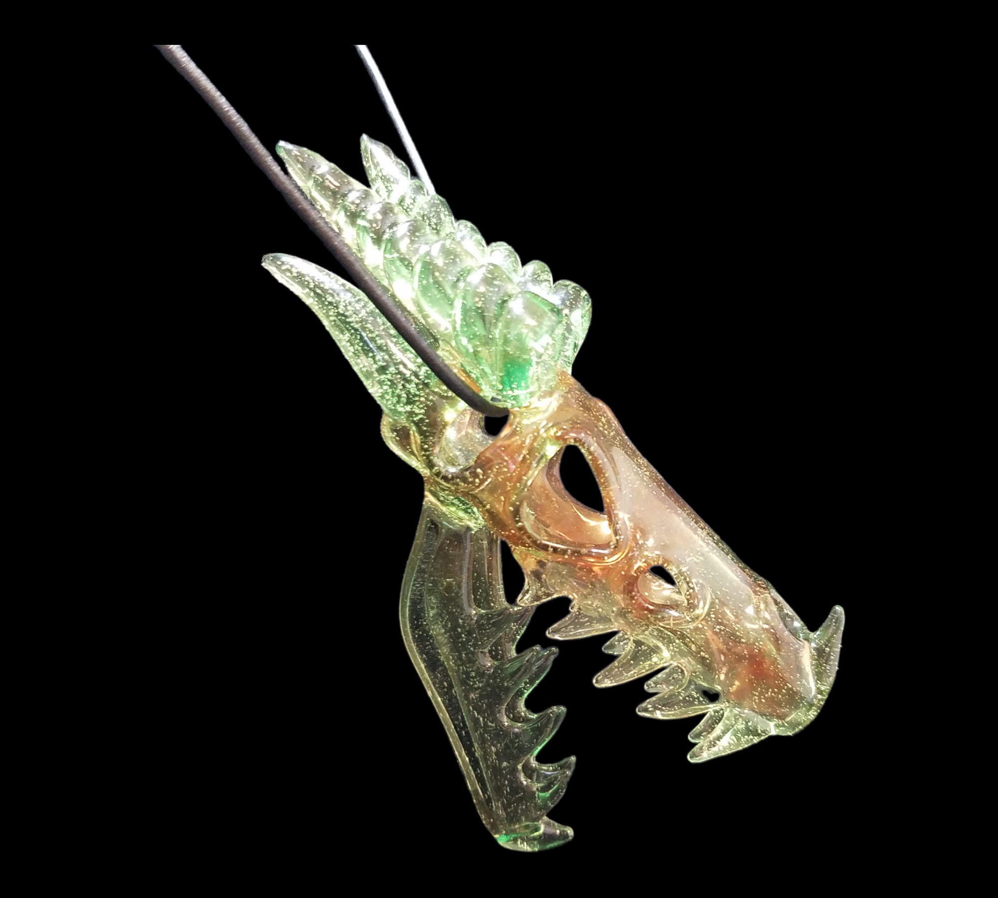Coleman Anderson Custom CFL Color-Changing Dragon Skull Pendant - Image 3