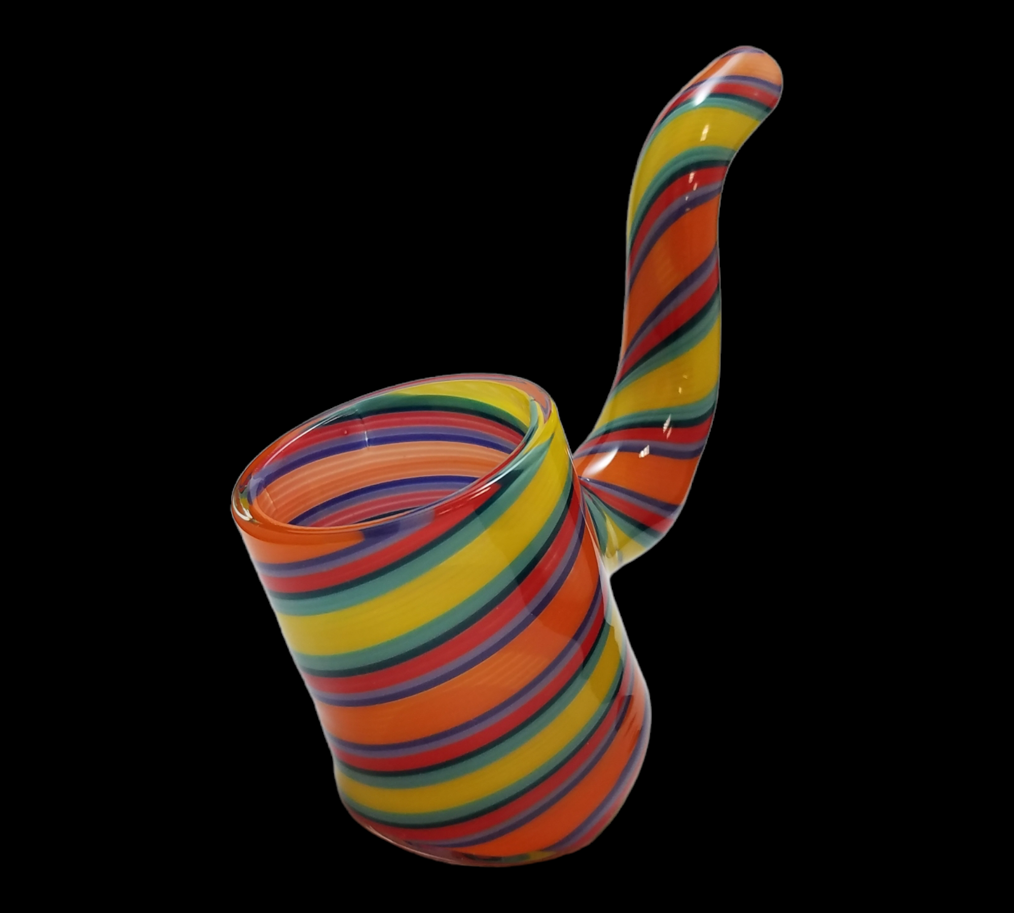Peak Boro Designs Puffco Proxy "Sherbert" Spiral Sherlock Glass Attachment - Image 7