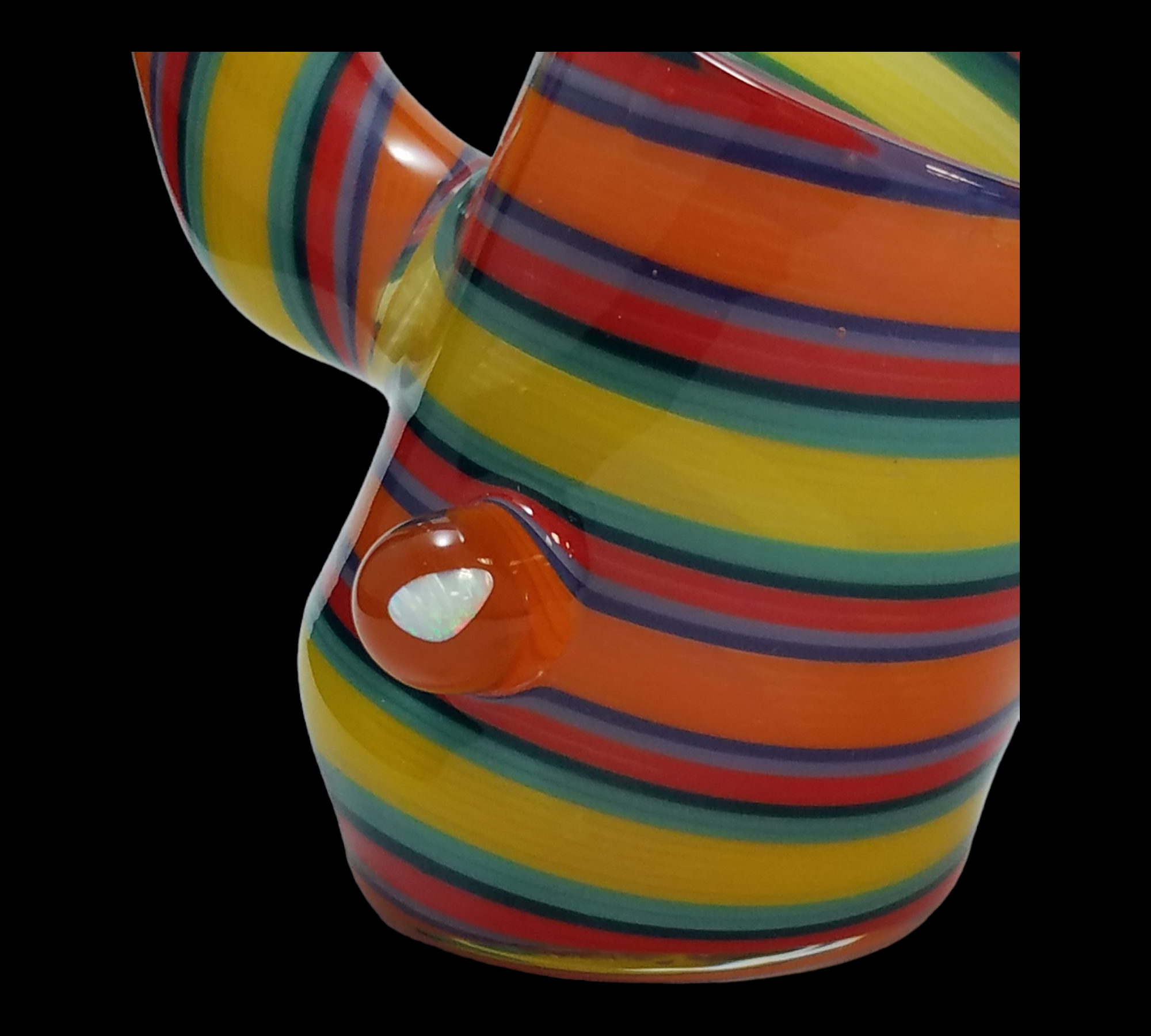 Peak Boro Designs Puffco Proxy "Sherbert" Spiral Sherlock Glass Attachment - Image 5