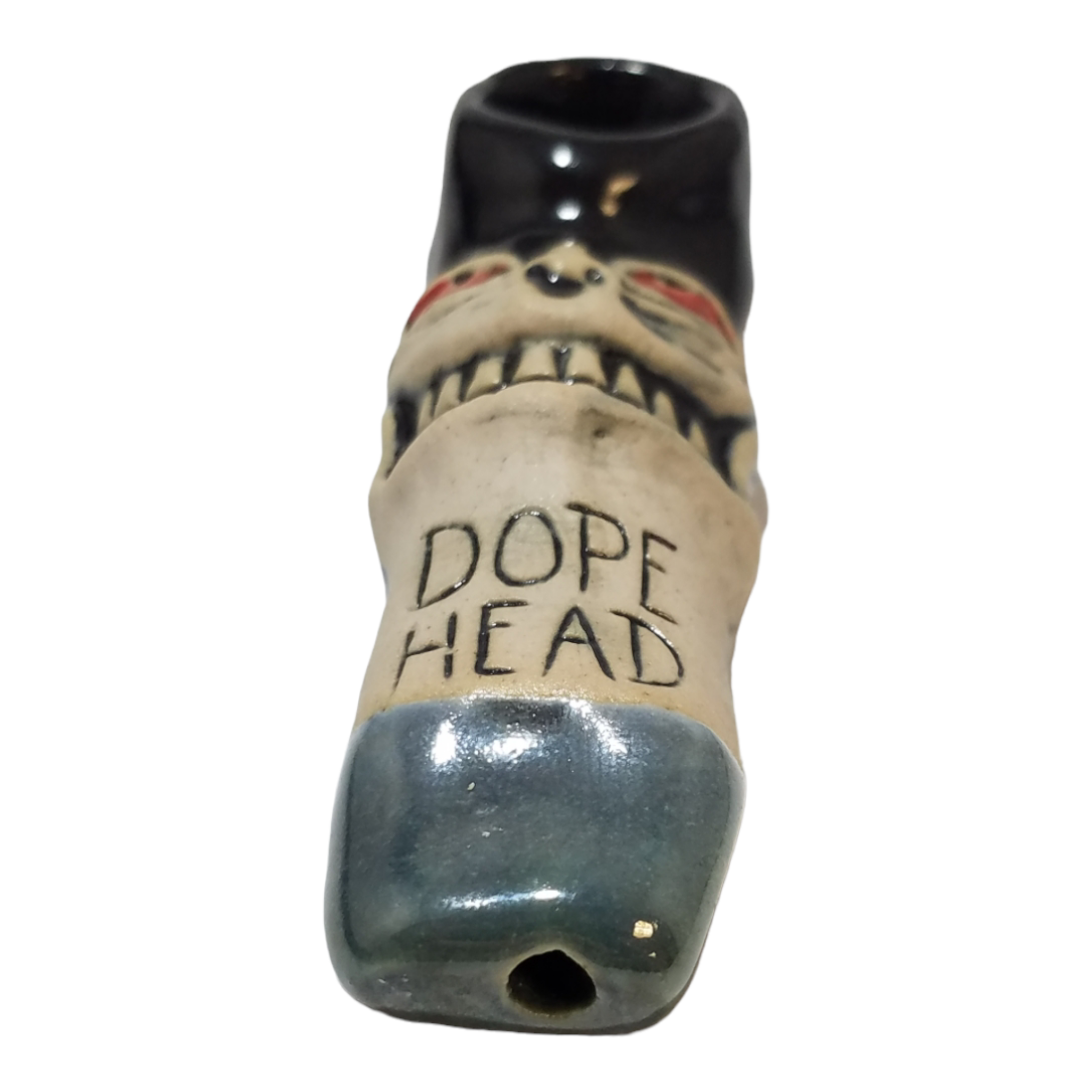 Justin Moeller Handmade Ceramic Dope Head Pipe - Image 5