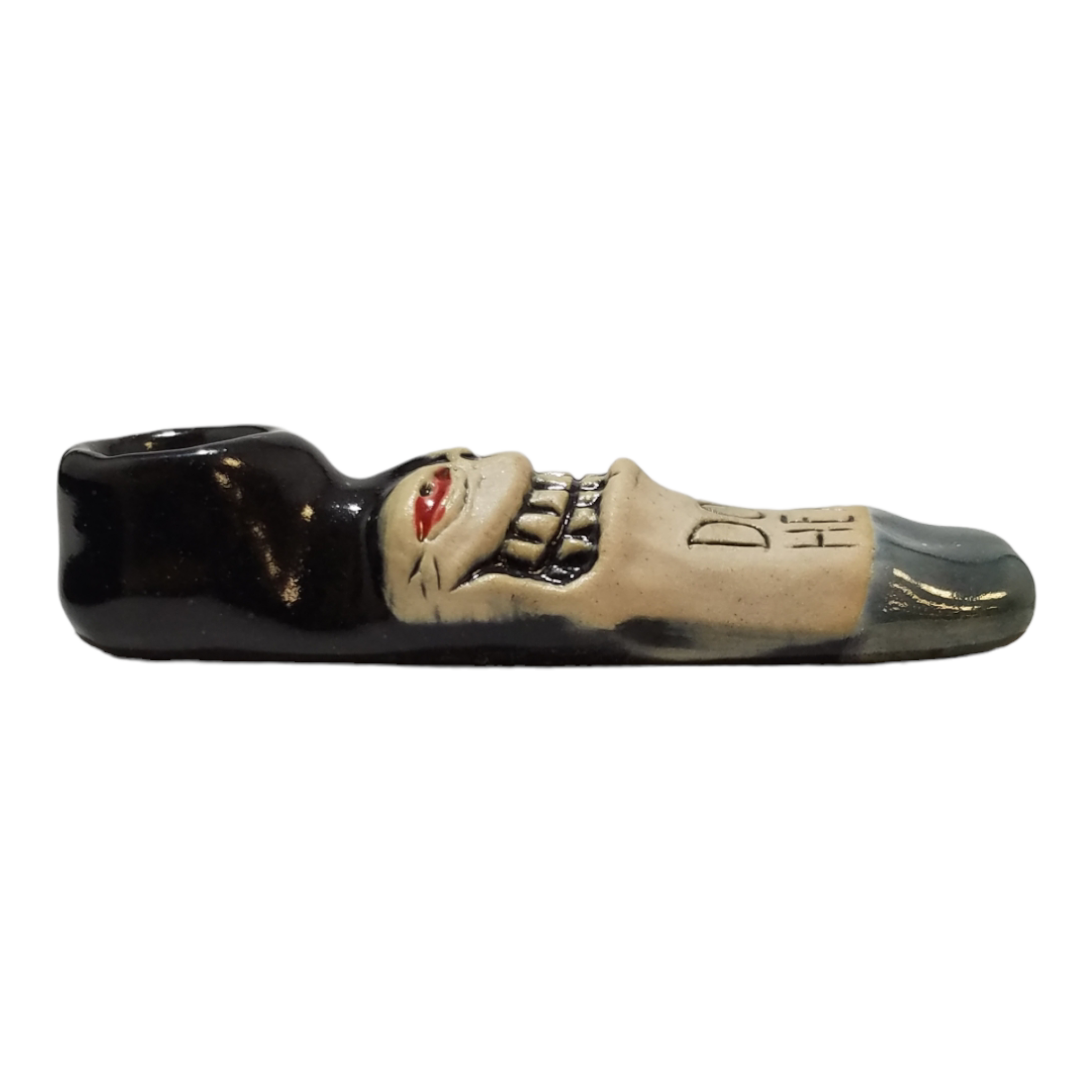 Justin Moeller Handmade Ceramic Dope Head Pipe - Image 8