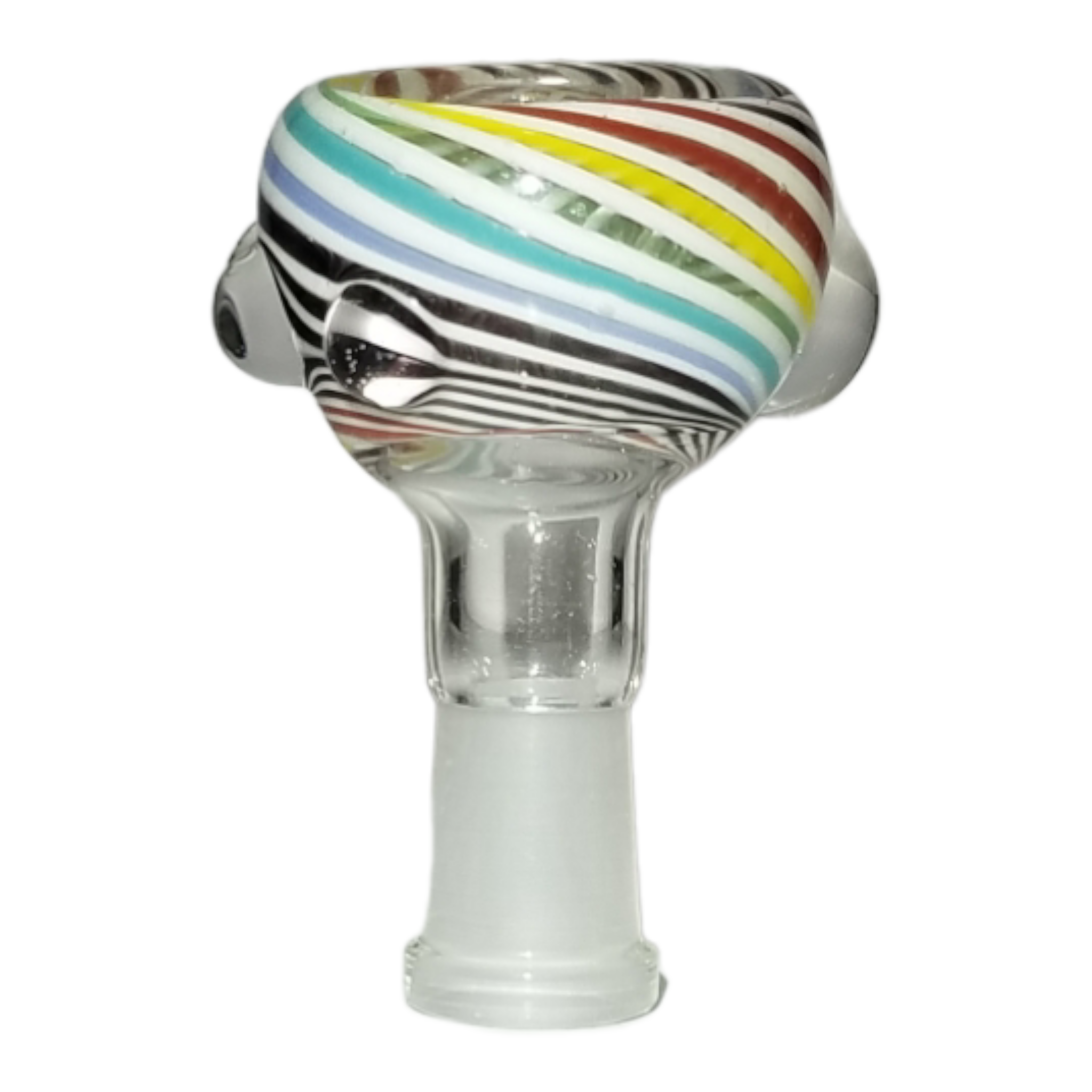 Jahfree Glass Spiral Pattern Colorful Slide – 10mm Female - Image 5