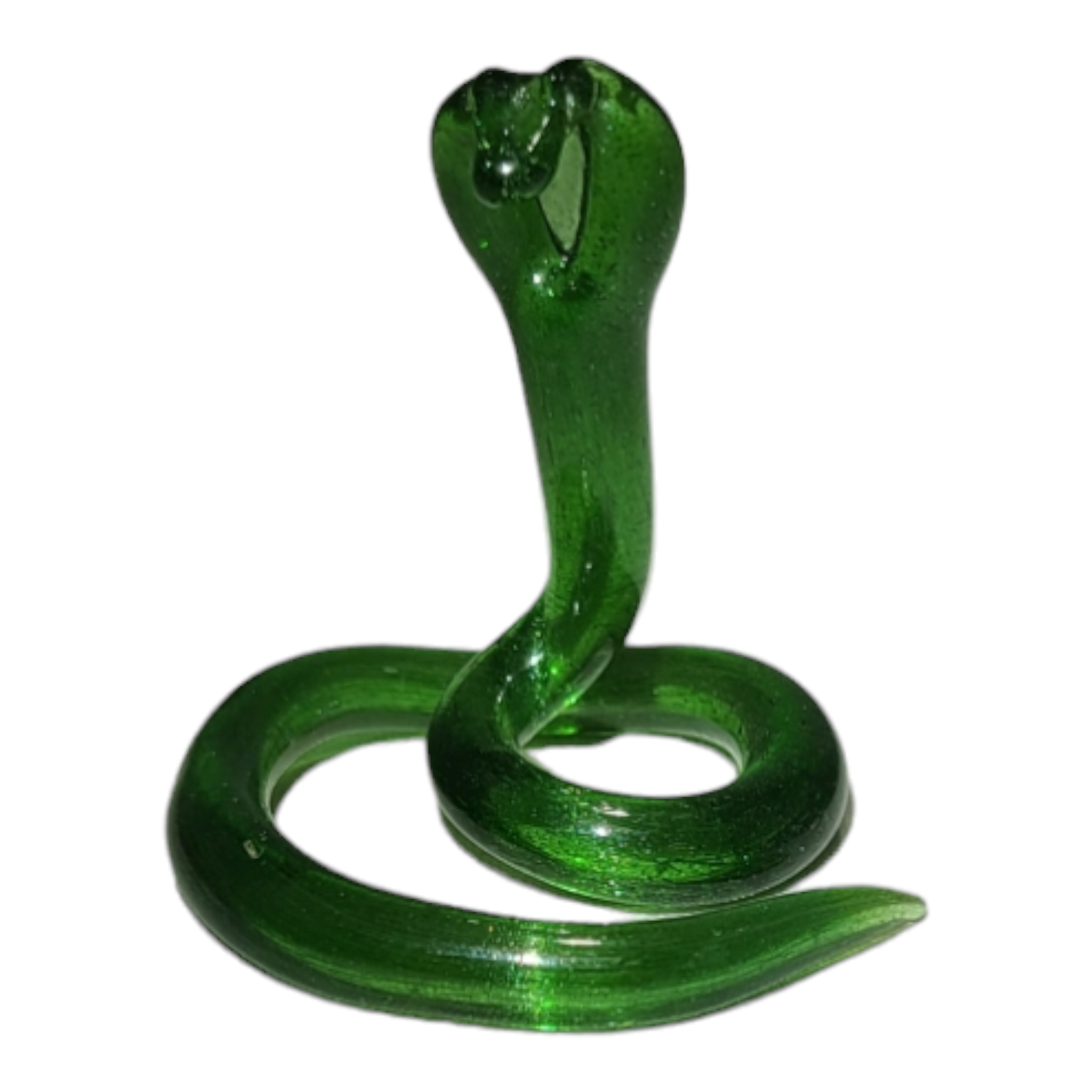 J-Red Glass Cobra Snake Mini Sculpture (2015) - Image 2