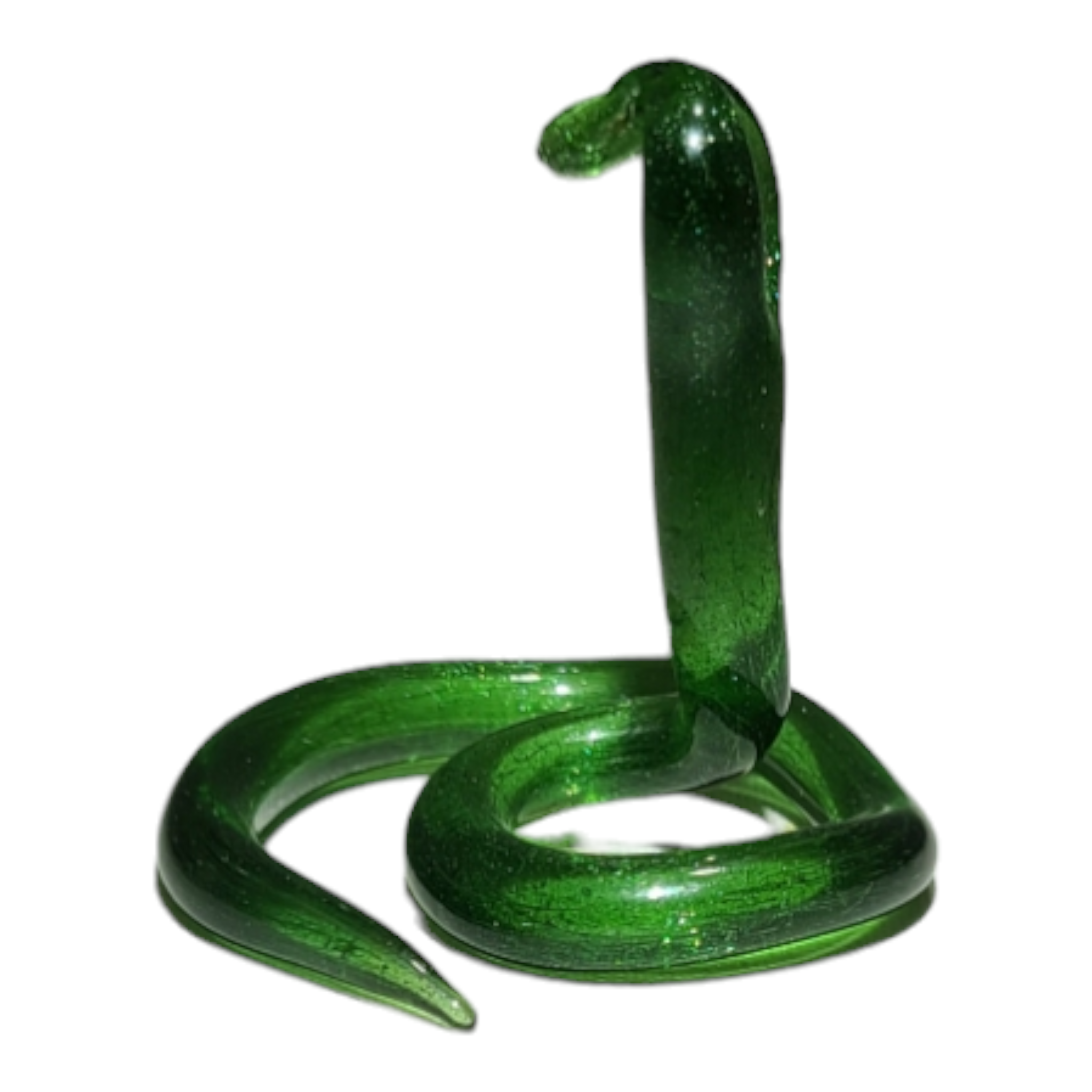 J-Red Glass Cobra Snake Mini Sculpture (2015) - Image 5