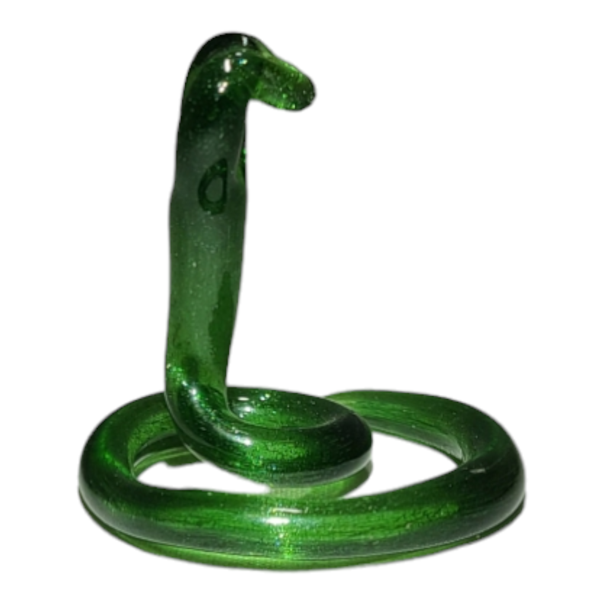 J-Red Glass Cobra Snake Mini Sculpture (2015) - Image 4