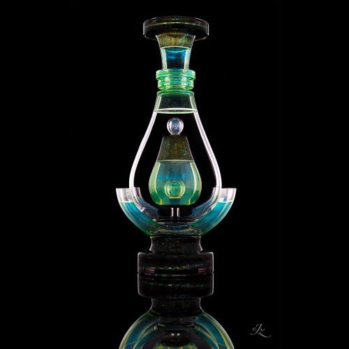 Scolari Glass Custom Dreamtubing Dichroic Recycler