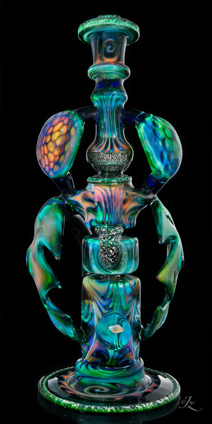 Scolari Glass × Melitz Art Glass × MNP Glass Hollywood Tech Triple Can Recycler - Image 2