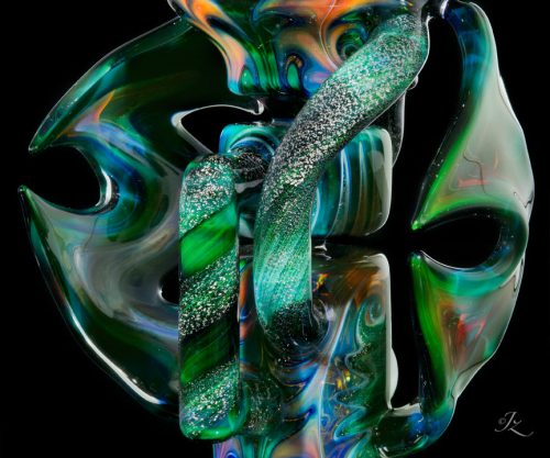 Scolari Glass × Melitz Art Glass × MNP Glass Hollywood Tech Triple Can Recycler