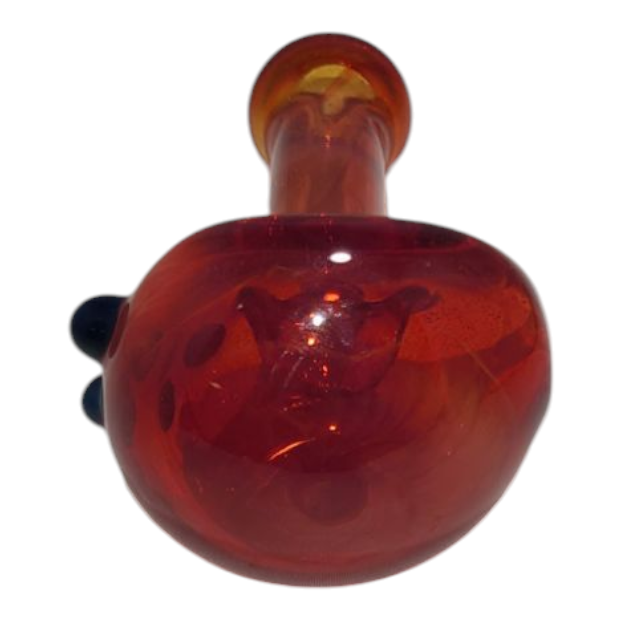 Davin Titland Glass Red Heavy Duty Spoon Pipe - Image 2