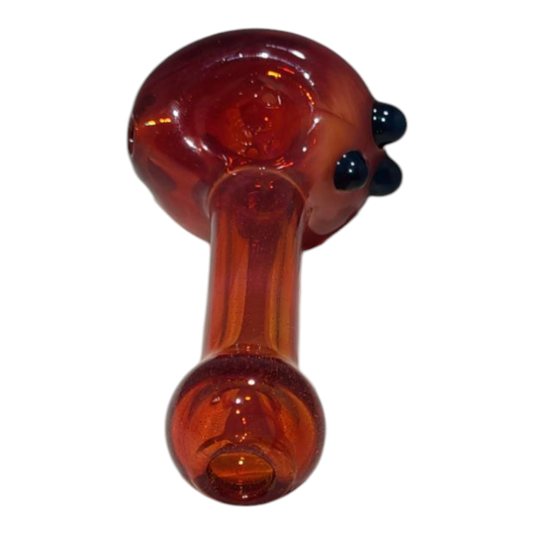 Davin Titland Glass Red Heavy Duty Spoon Pipe - Image 5