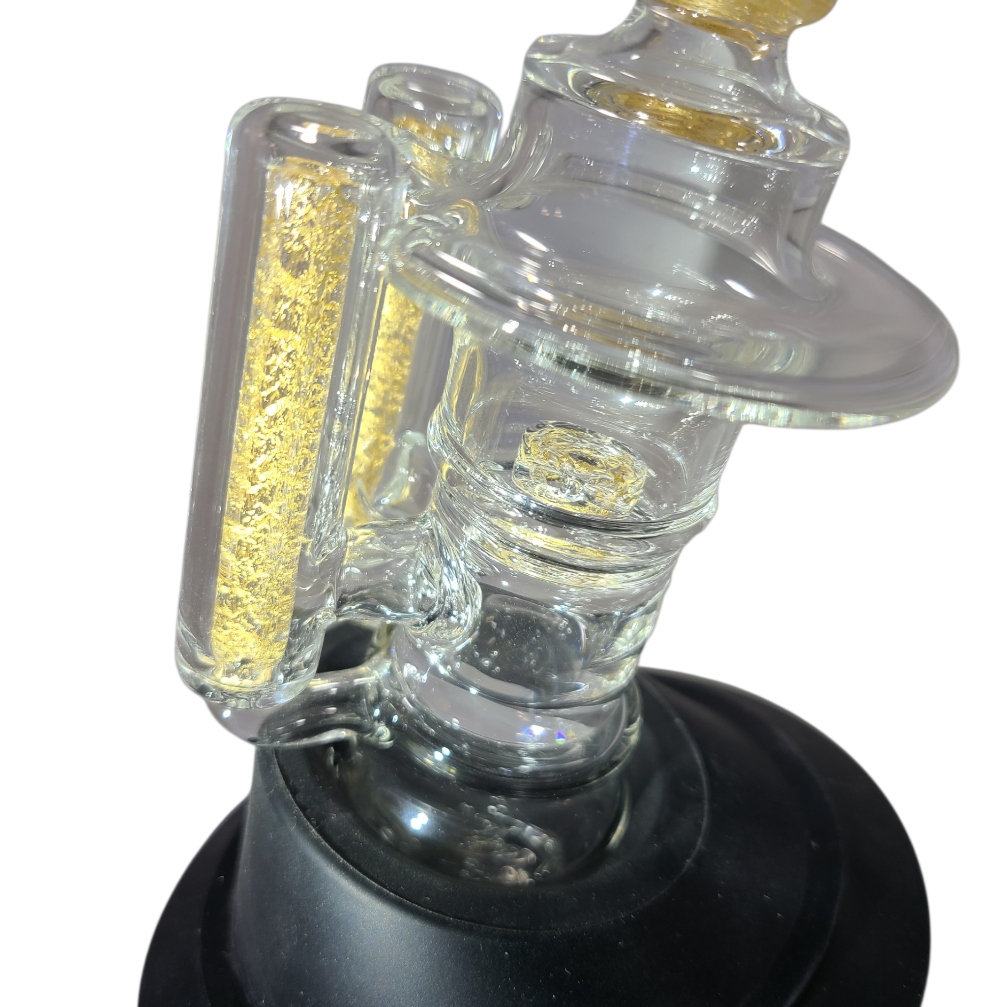 Melitz Glass - 24k Gold V2 Hollywoodtech Squatty Top Puffco Attachment - Image 9