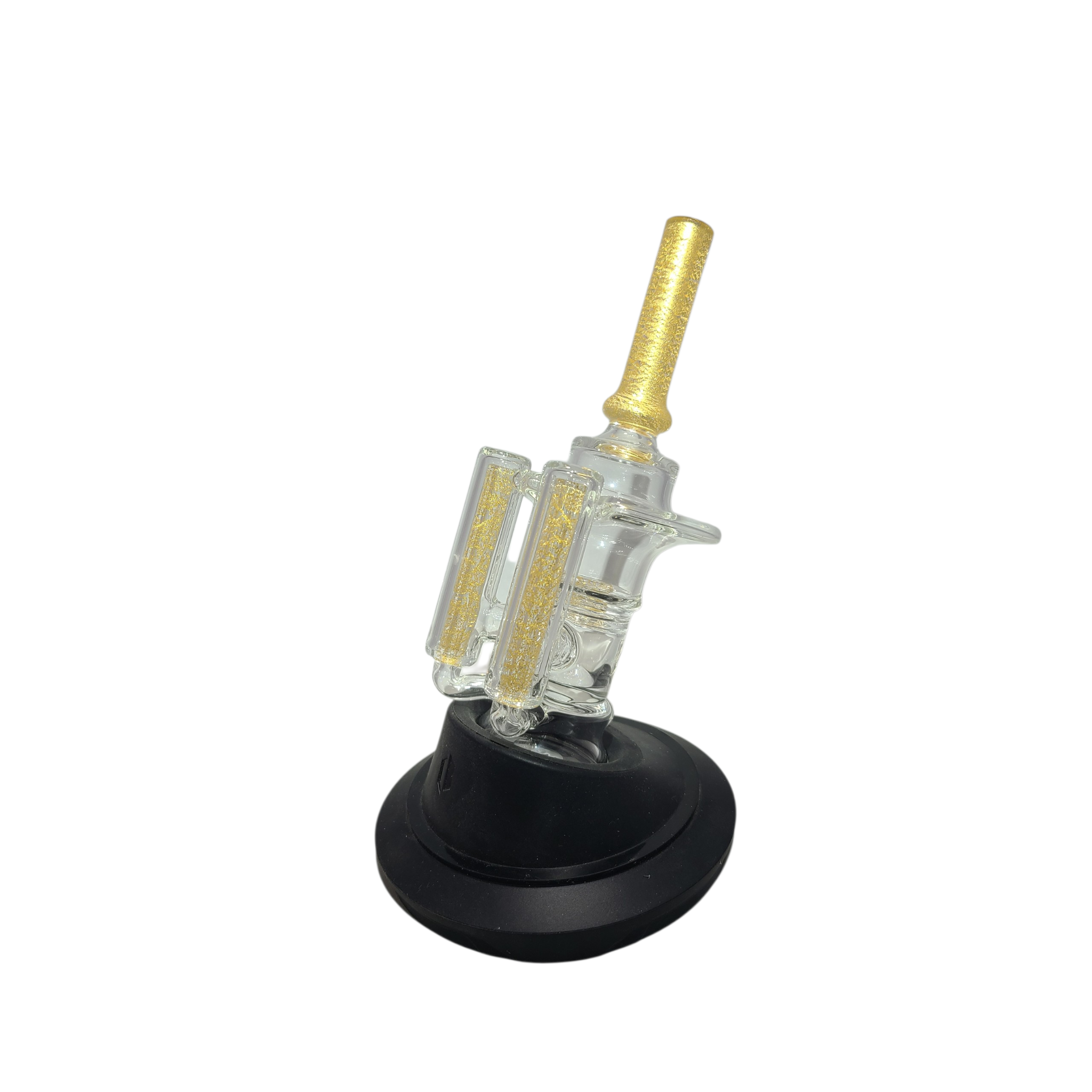 Melitz Glass - 24k Gold V2 Hollywoodtech Squatty Top Puffco Attachment - Image 2