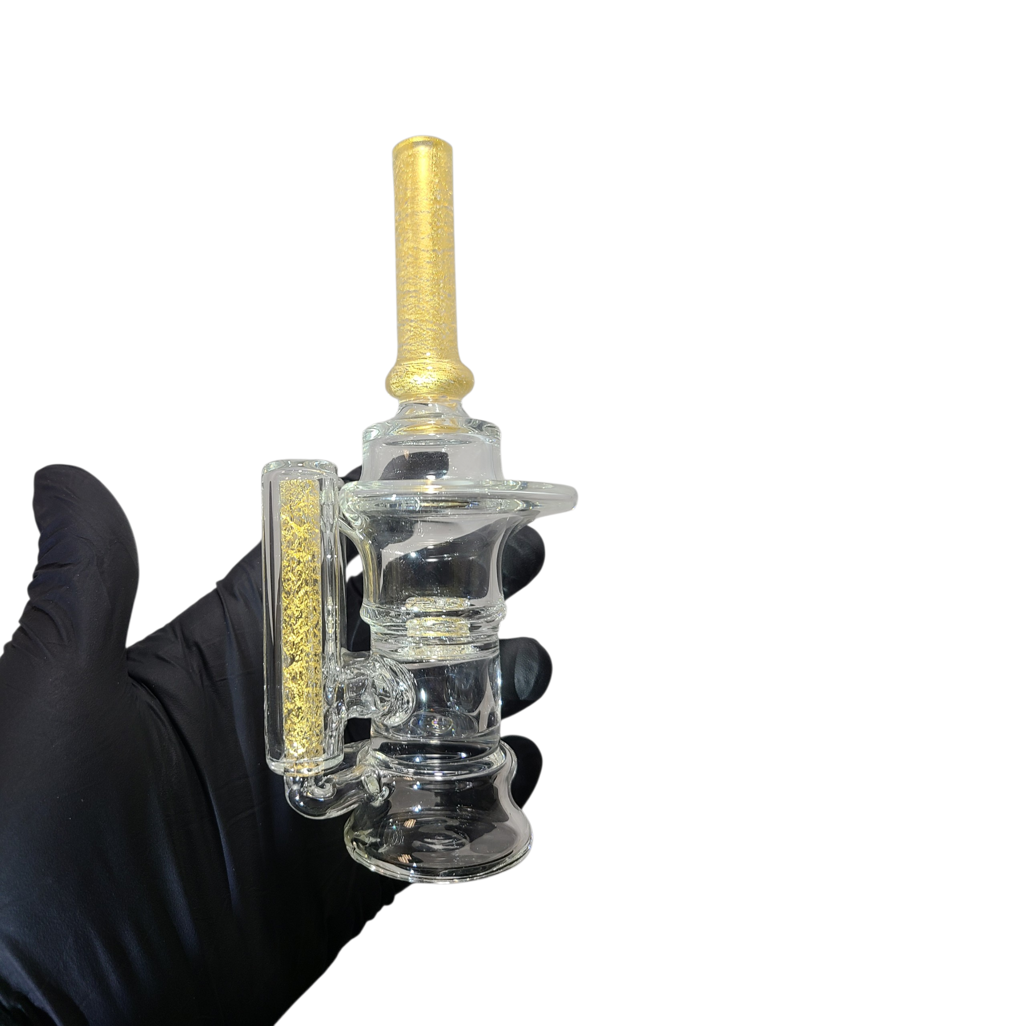 Melitz Glass - 24k Gold V2 Hollywoodtech Squatty Top Puffco Attachment - Image 5