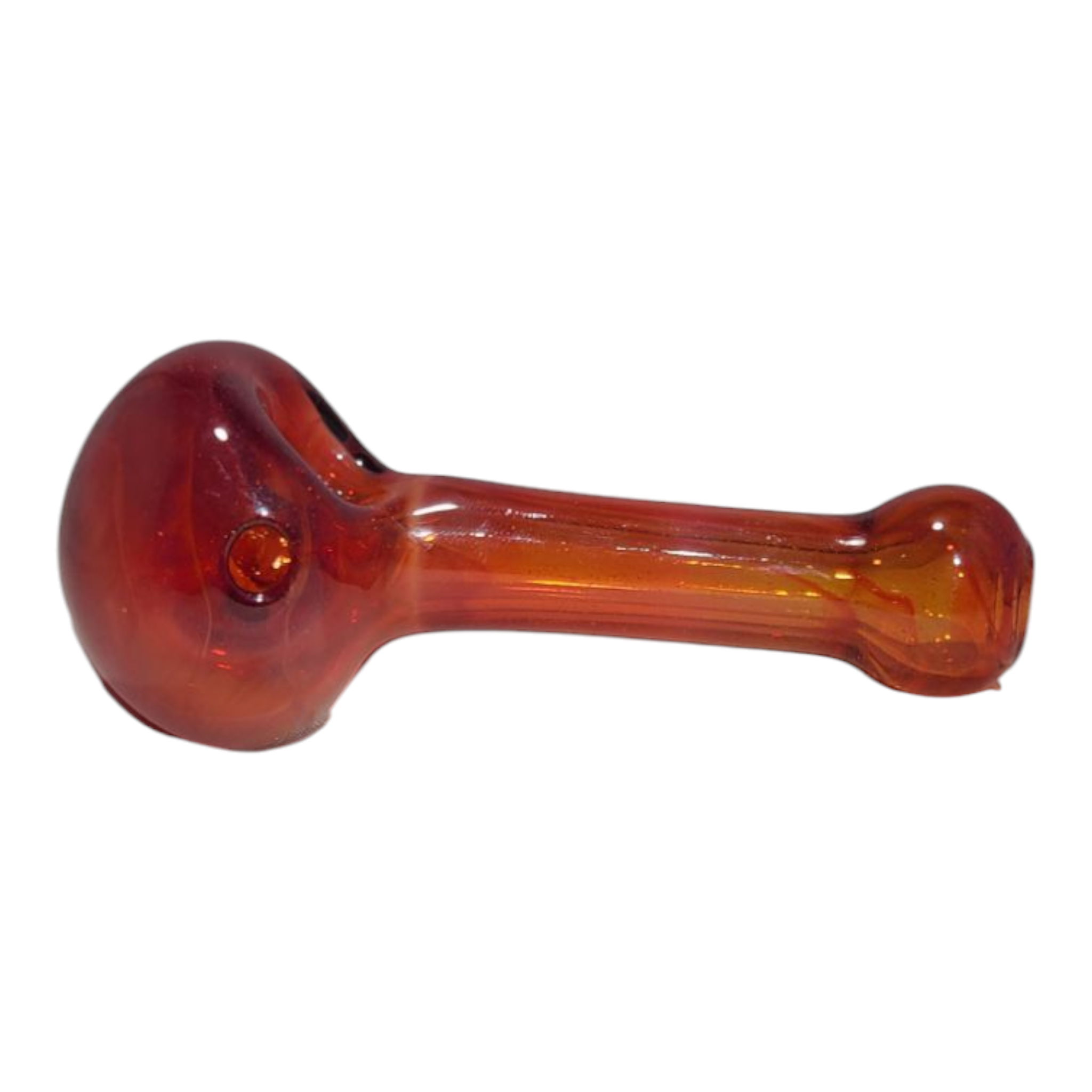 Davin Titland Glass Red Heavy Duty Spoon Pipe - Image 4