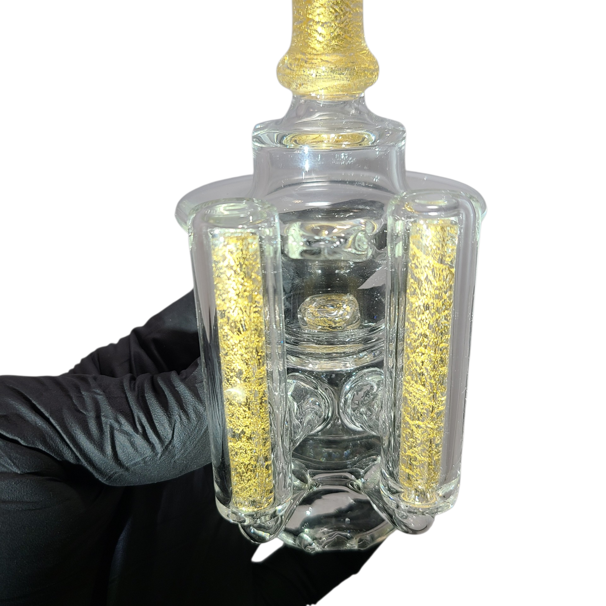 Melitz Glass - 24k Gold V2 Hollywoodtech Squatty Top Puffco Attachment - Image 8