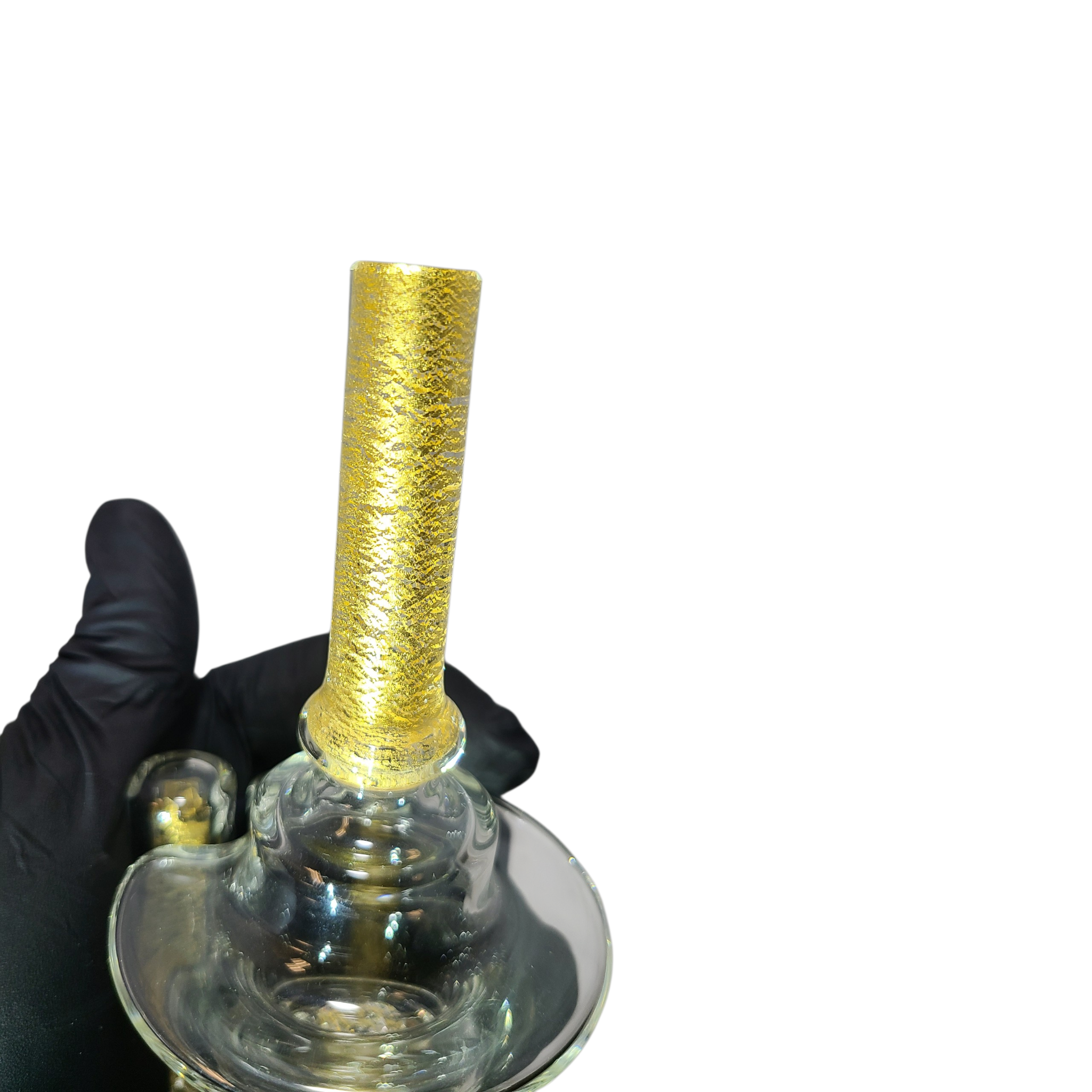 Melitz Glass - 24k Gold V2 Hollywoodtech Squatty Top Puffco Attachment - Image 7