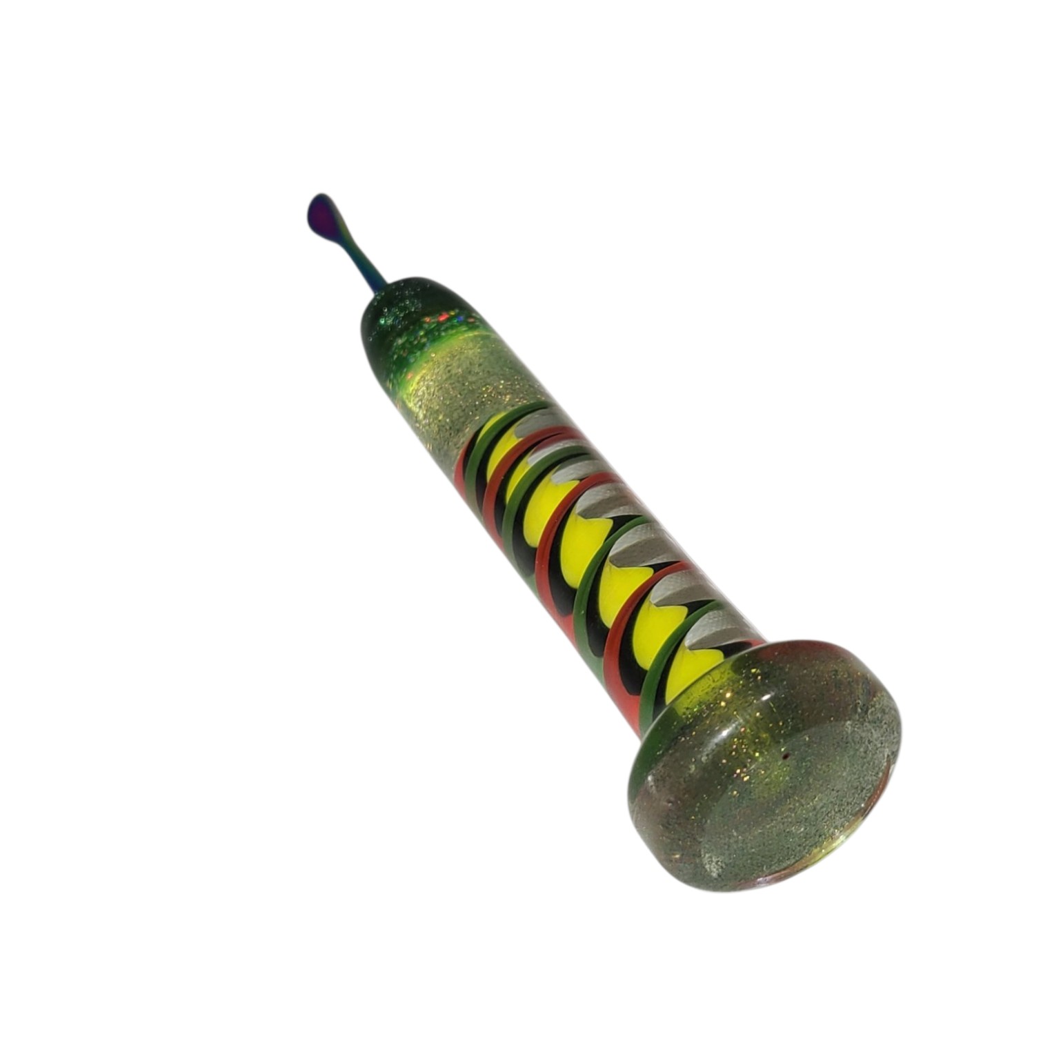 Opal Rasta Glass Dabber view 2
