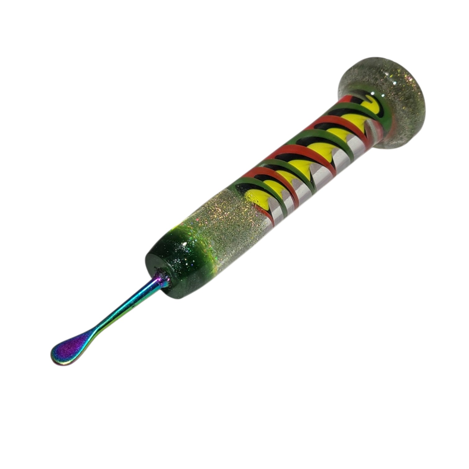 Opal Rasta Glass Dabber view 3
