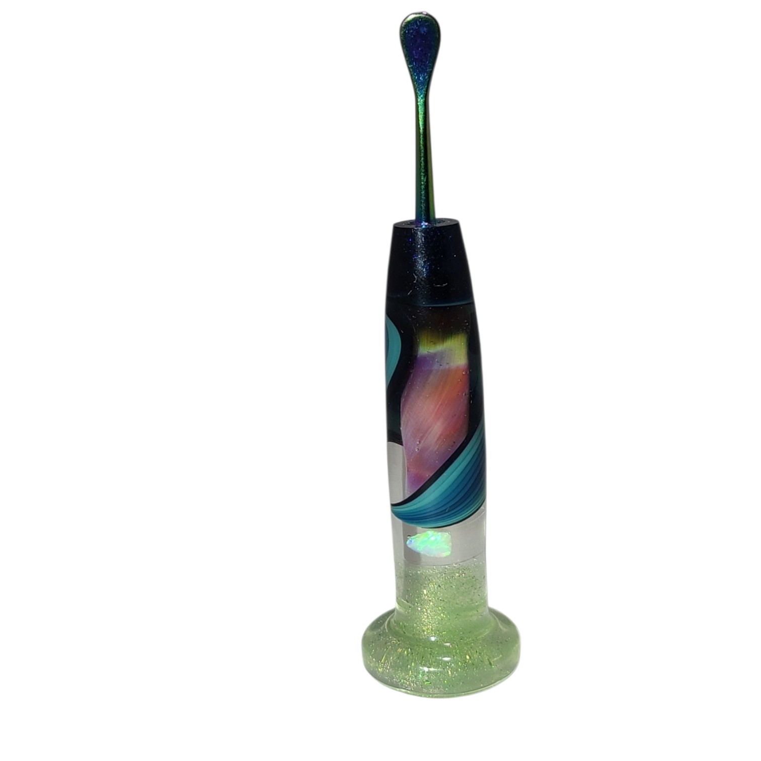 Opal & Blue Fade Glass Dabber