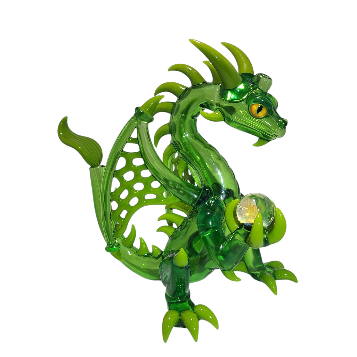 Scoz Glass Dragon Green view 4