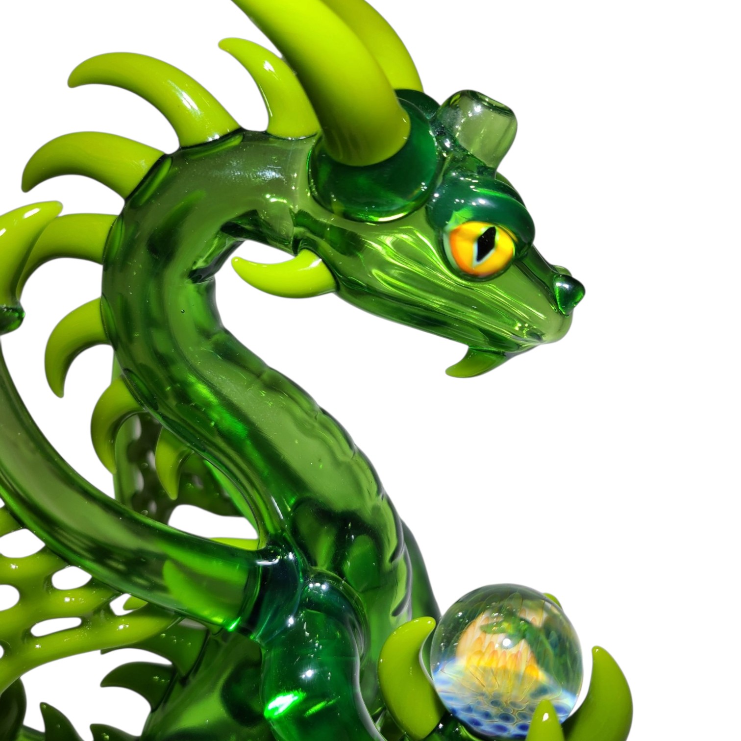 Scoz Glass Dragon Green view 6