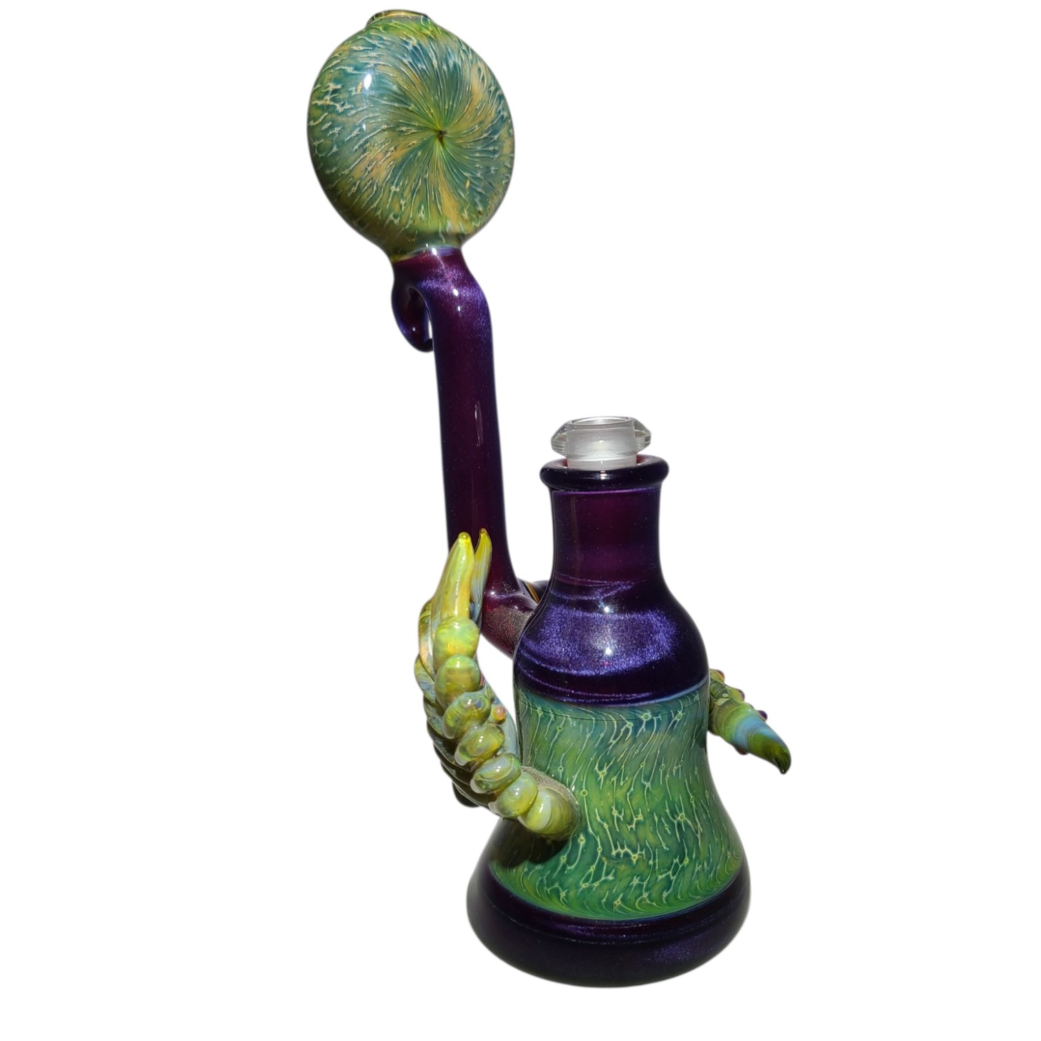 Metallic Purple Waterpipe view 2